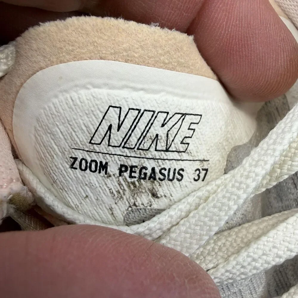 Nike sneakers visible